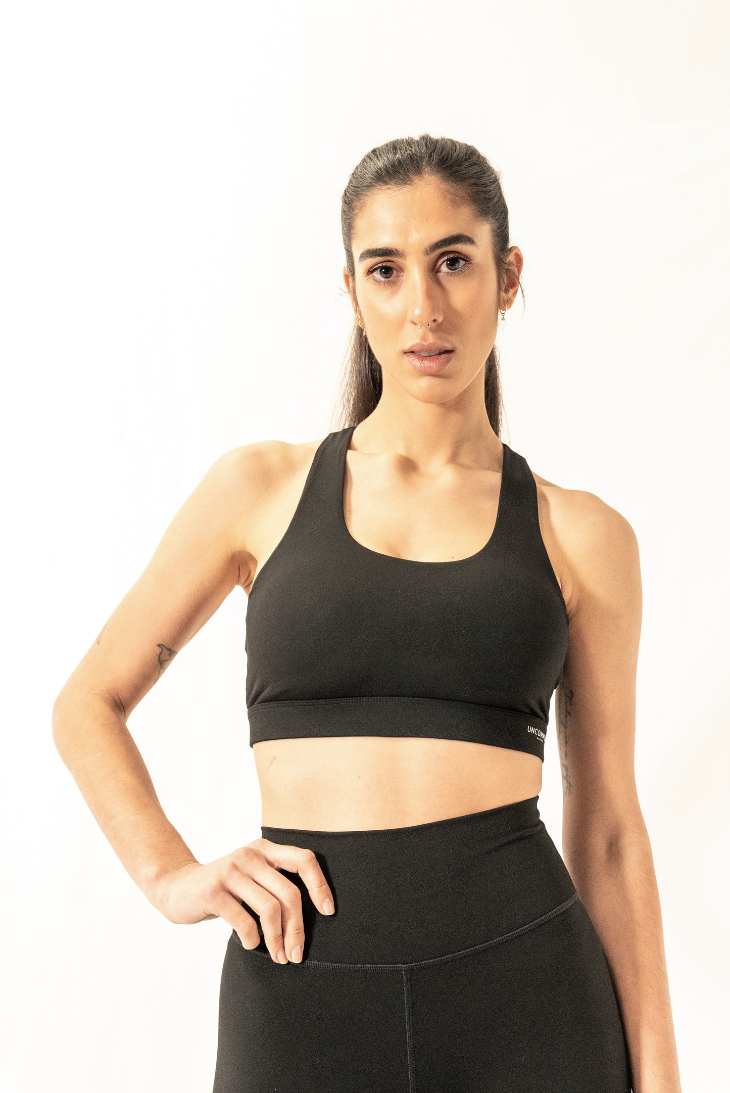 'THE ESSENTIALS' RACER CROP